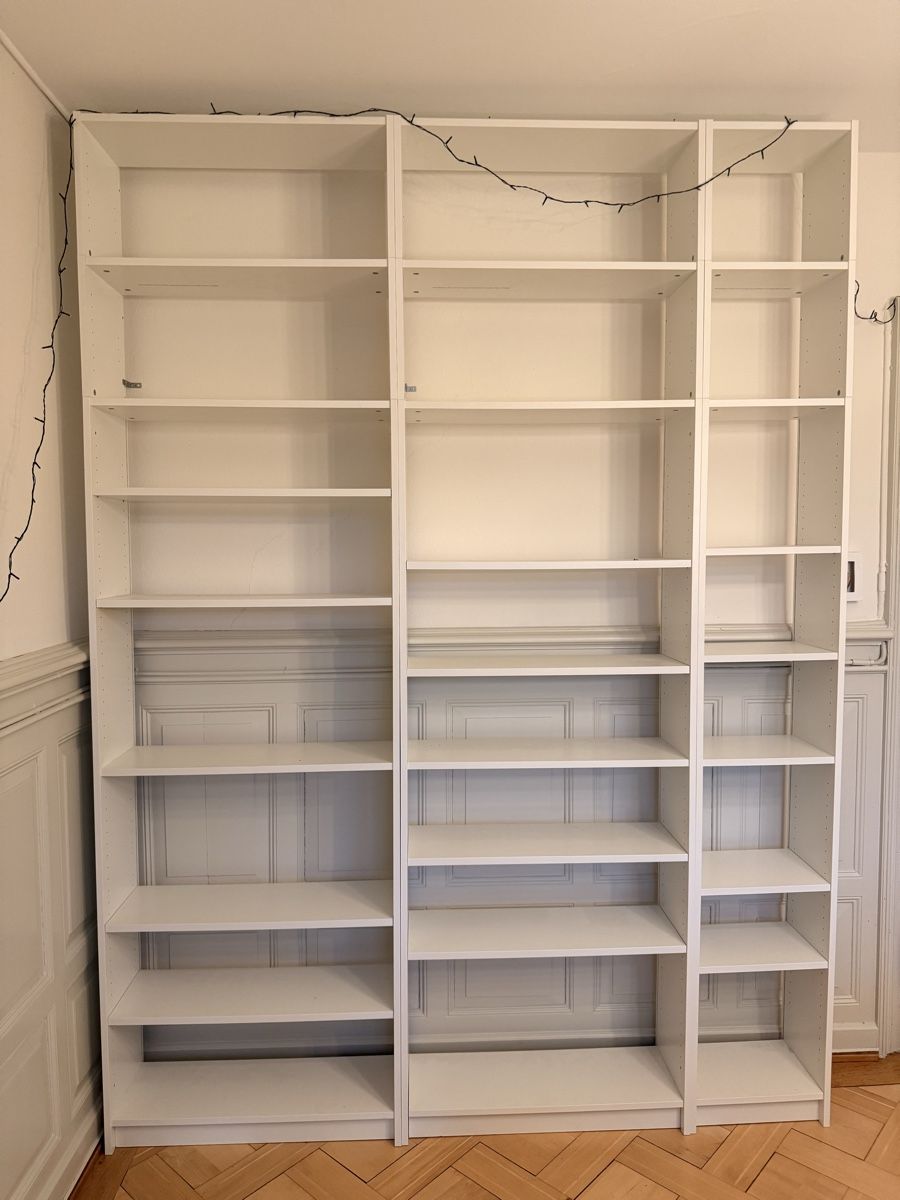 Ikea Scaffali: Weiss Billy Regal, variabel zusammensetzbar – Usato da St. Gallen venduto da fel_tyz9