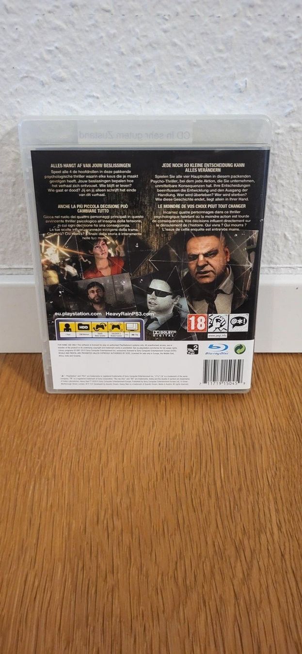 Sony Giochi: PS3 - Heavy Rain – Usato da Münsingen venduto da Heroism2010 1