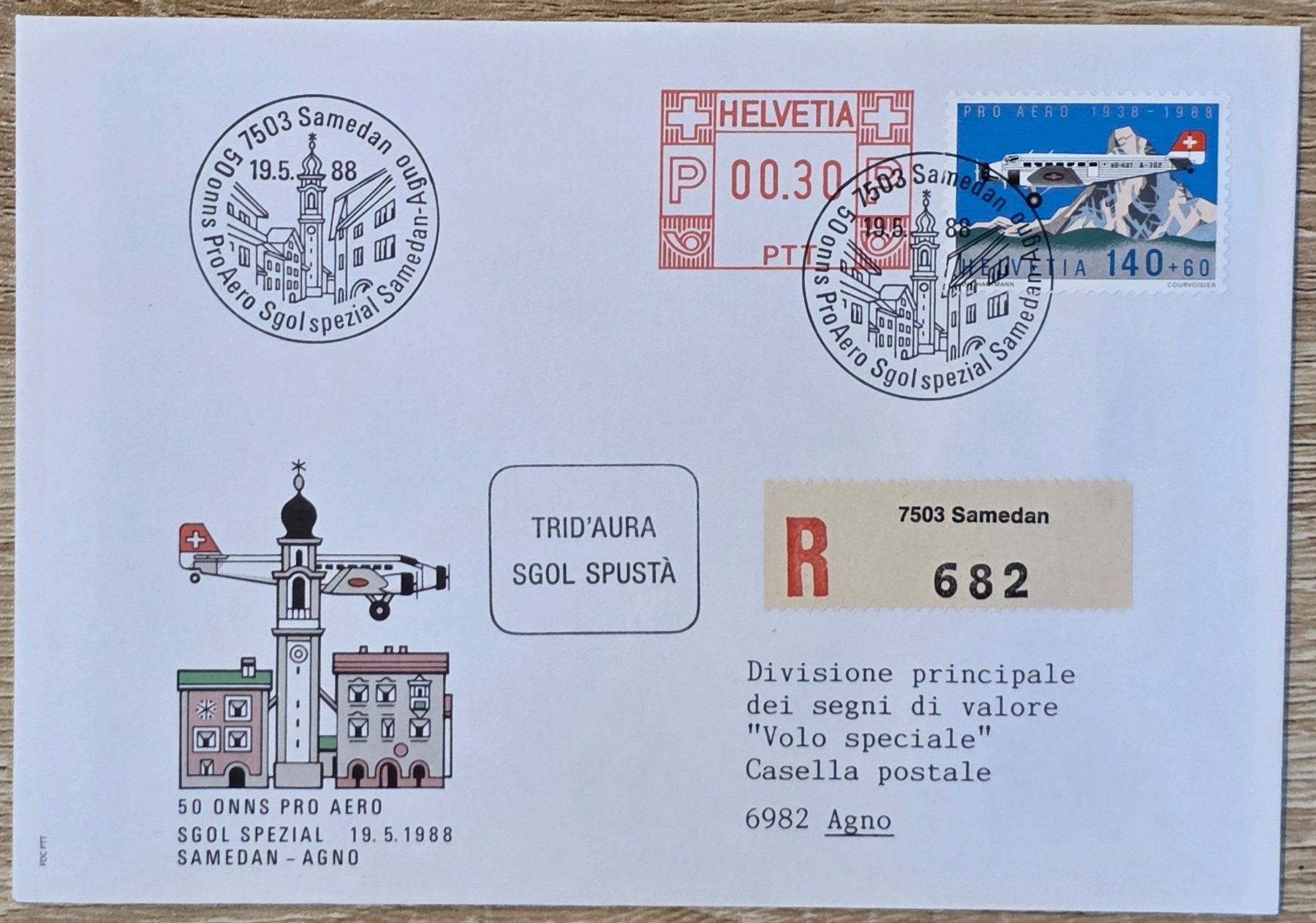 Tous les timbres: Blocco Pro Aero 1988 – Neuf (Voir description) à Rohrbach par lod_m58r 1