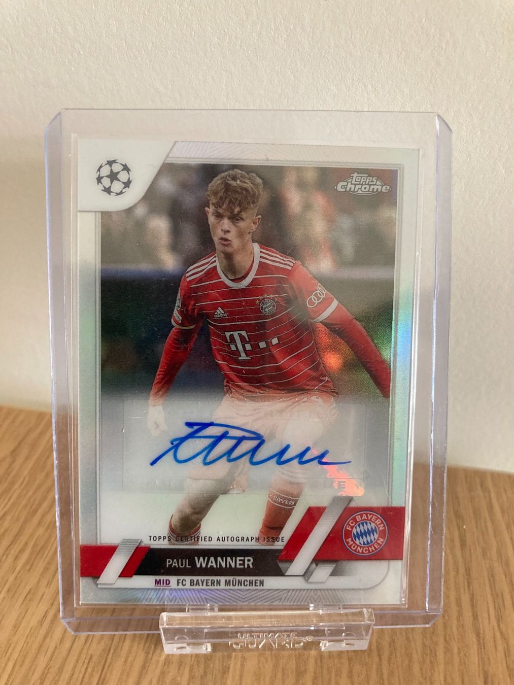 Topps Carte collezionabili: Topps Chrome UEFA 2022-23 - Paul Wanner Auto – Usato da La Tour-de-Peilz venduto da Tyalos_Cards