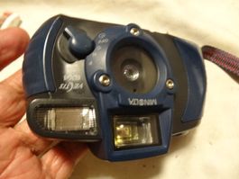 MINOLTA VECTIS GX-1 ANTIK FILM KAMERA- MIT TRAGEGURT-LÄÜFT