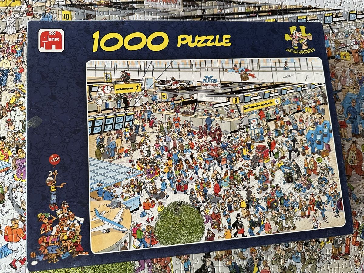 Puzzle: Puzzle Jan van Haasteren Flughafen – Usato da Ottikon venduto da lo99