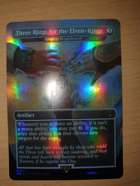 Magic three rings for the elven kings foil kaufen auf ricardo