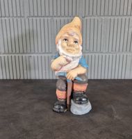 Vintage Gartenzwerg Bergsteiger, Retro Deko Figur