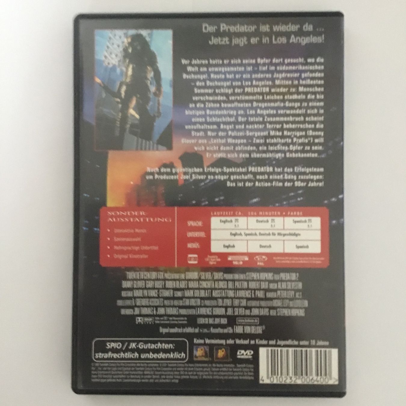 Tutti i DVDs: Pretator 2 - Dvd – Usato da Blauen venduto da berlingo65 1