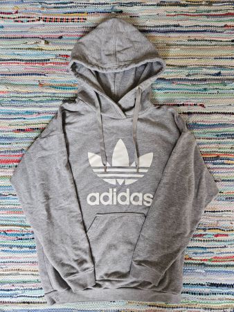 Grauer Adidas Hoodie Grösse 36