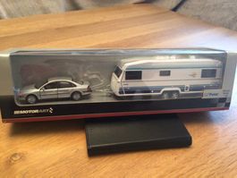 Volvo mit Wohnwagen