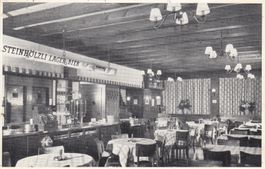 Bern  BE  -  Restaurant SONNE - Steinhölzli Lager Bier  1952