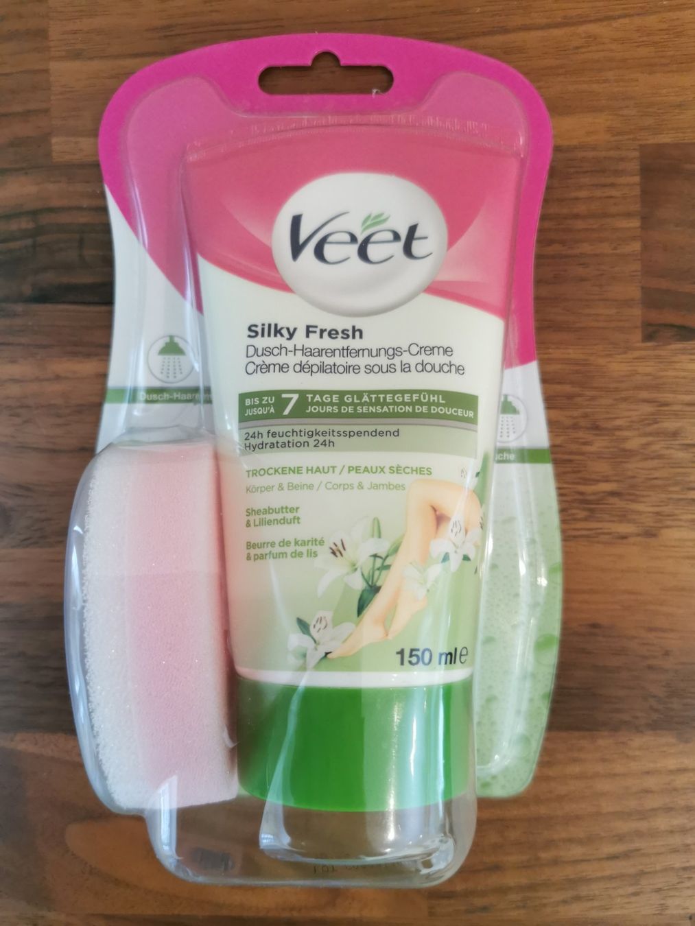 Veet Doccia: Veet; 2 Stk. Haarentfernungscreme / Dusch-Haarentfernung – Nuovo e nell'imballaggio originale da Boniswil venduto da Totomat-Lady2 2