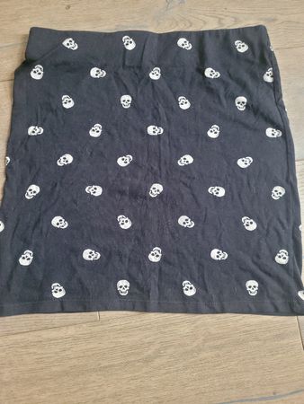mini Rock Skull Totenkopf Punk Gothic Lolita Rock Gr  40