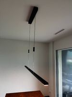 Moderne LED Hängelampe schwarz dimmbar  Interlaken
