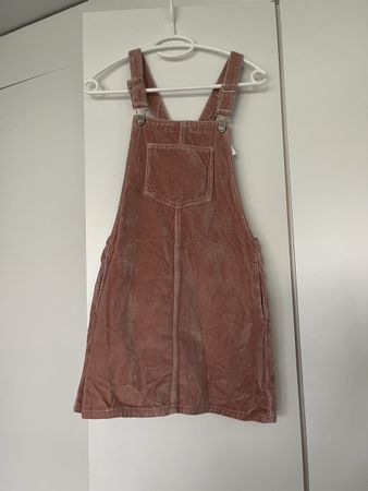 Topshop Latzkleid Cord rosa Gr. 36 - Herbst Trend!