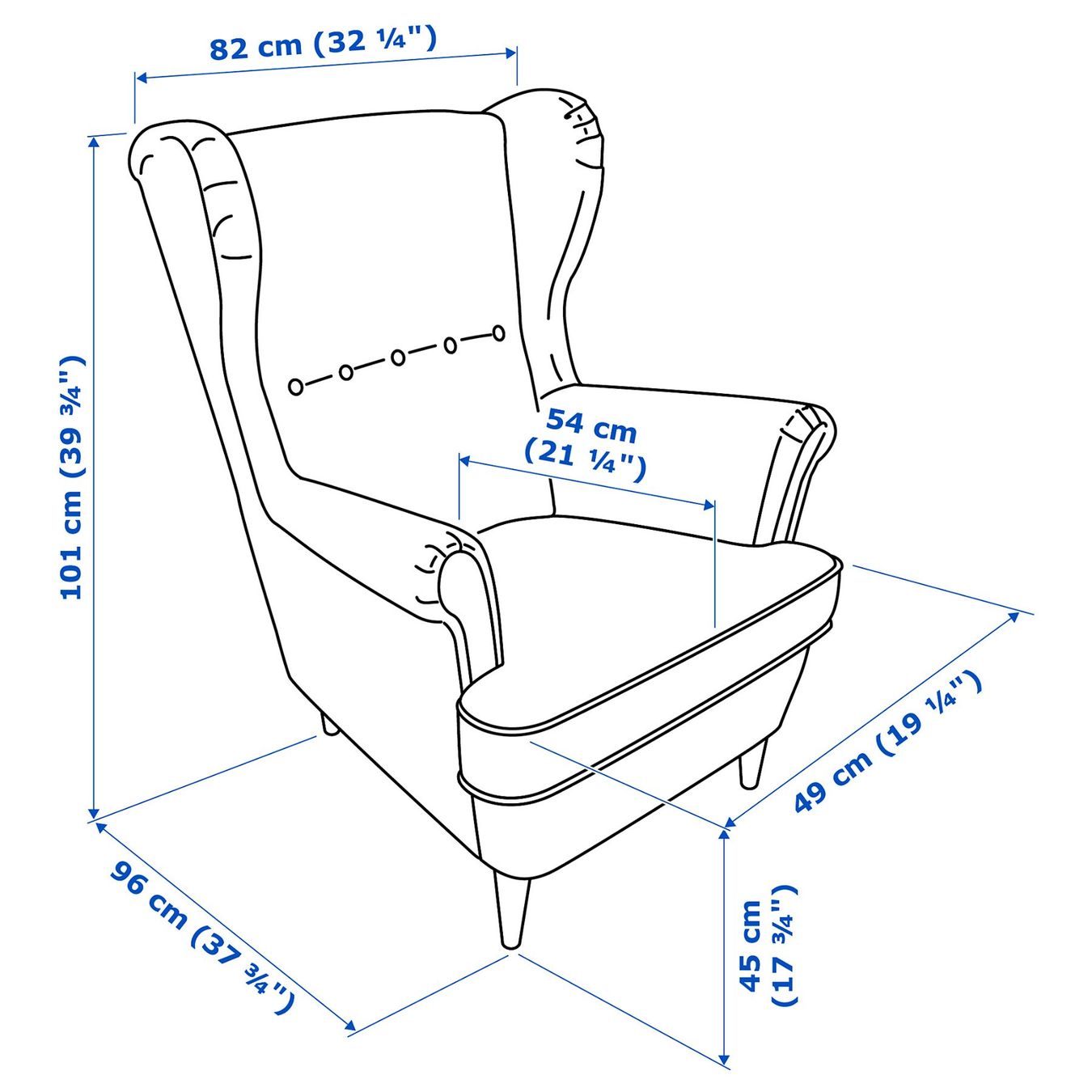 Ikea Fauteuils: STRANDMON Ohrensessel Samt türkis – D'occasion à Luzern par Akardi 3