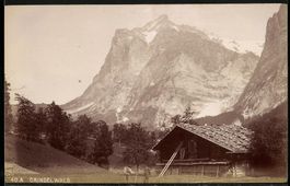 Fotografie Grindelwald, altes Holzhaus m