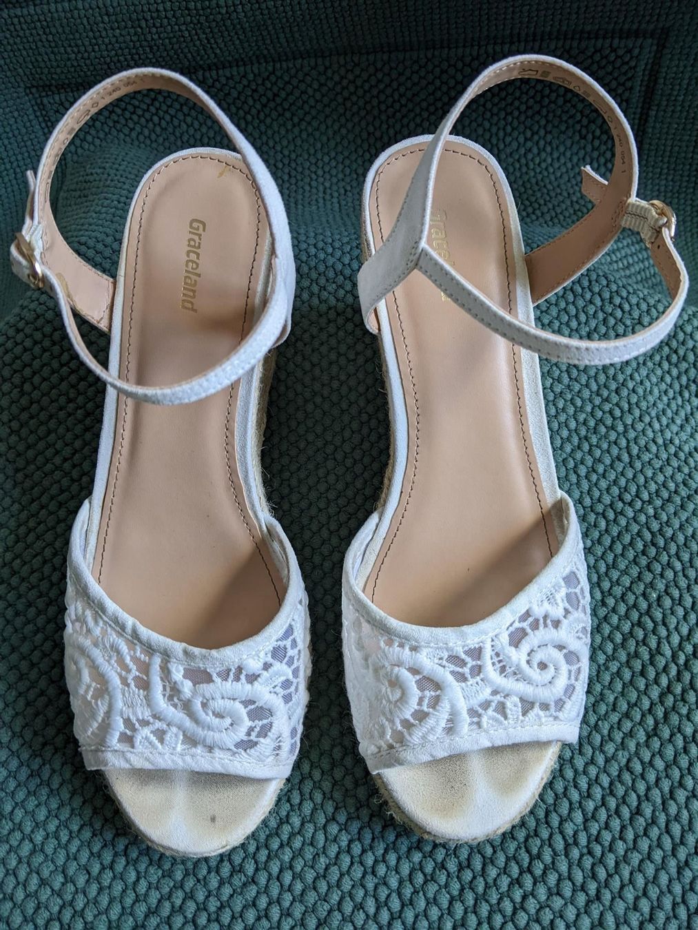 Scarpe da donna: Sandales corde et dentelle 39-40 – Nuovo (secondo la descrizione) da Petit-Lancy venduto da lilycerise 2