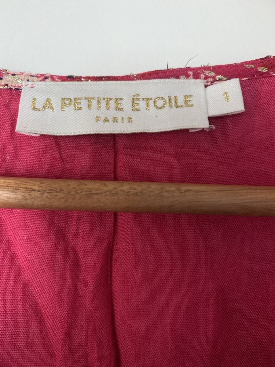 Vestiti: La Petite Etoile Kleid, Rot mit Blumenmuster – Usato da Alpnach Dorf venduto da melbb 3