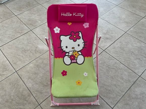 Sedie a sdraio: Kinder-Liegestuhl Hello Kitty – Usato da Seuzach venduto da lalolina