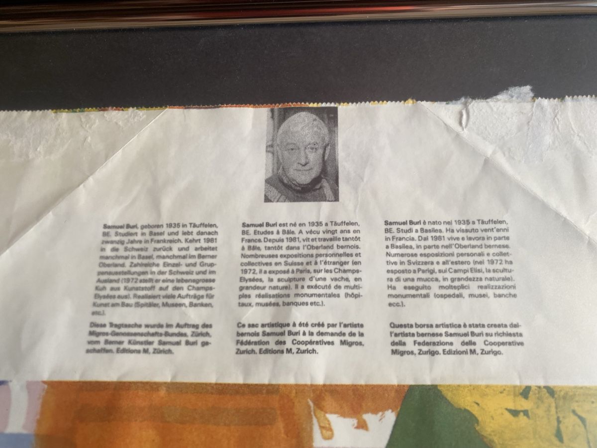 Dipinti: Samuel Buri 42/150 1990 – Usato da Lausanne venduto da Csamadhi 1