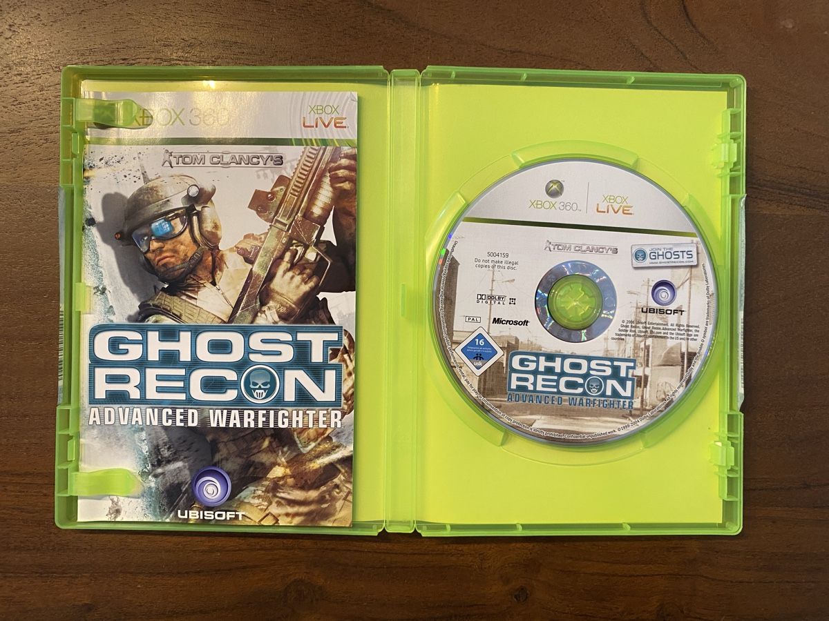 Microsoft Spiele: Tom Clancy's Ghost Recon Advanced Warfighter für Xbox 360 – Gebraucht aus Thunstetten von Virus_33 1