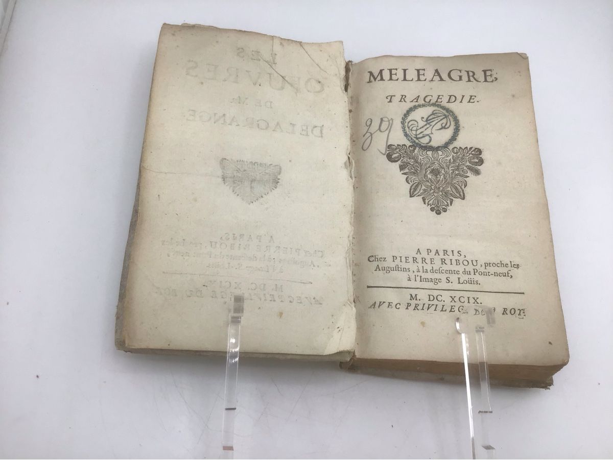 Libri: Les Oeuvres de Mr La Grange, 1699 – Usato da Nods venduto da loredana18 1