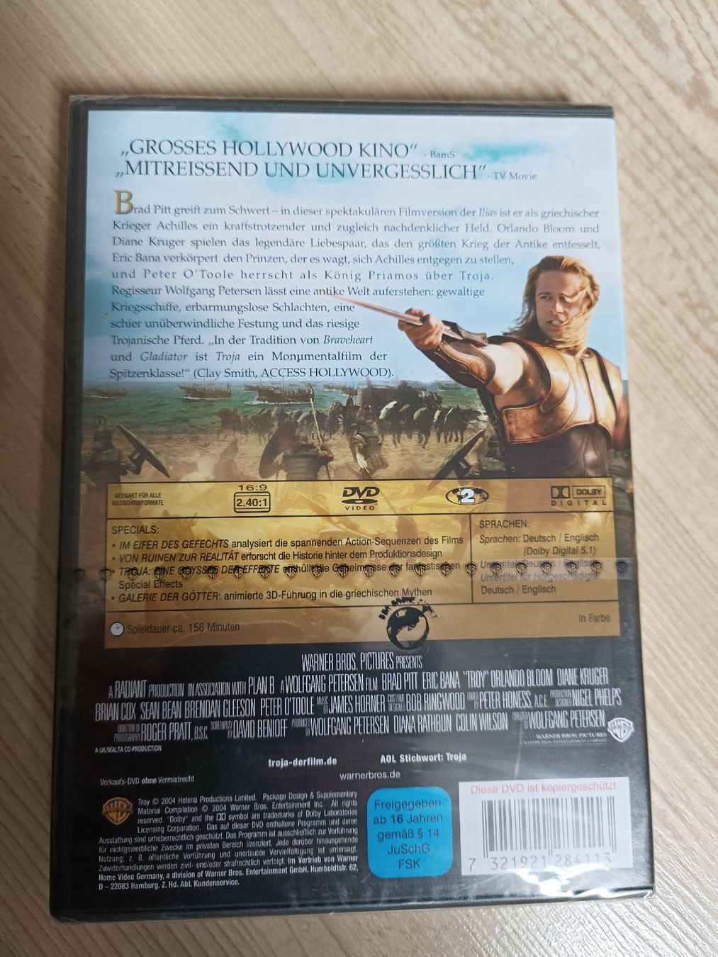 Alle DVDs: DVD - Troja - Brad Pitt, Eric Bana, Orlando Bloom – Neu und originalverpackt aus Münchenbuchsee von Ruth0 1