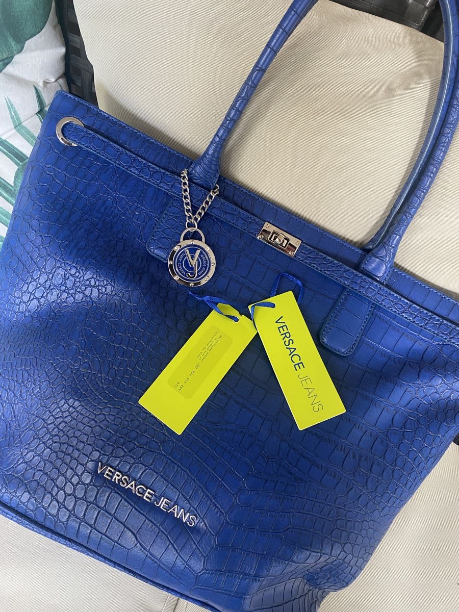 Versace Taschen für Damen: Versace Tasche blau  – Neu (gemäss Beschreibung) aus Zürich von