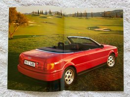 Prospekt Audi Cabriolet B3 2.3E; 1992, Top-Zustand, +Preise!