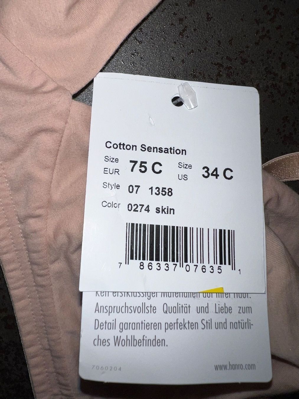 Hanro Altra biancheria intima: BH HANRO 75C neu – Nuovo (secondo la descrizione) da Dornach venduto da samuti 1