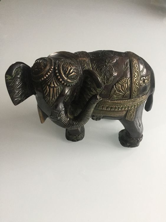 Vintage Elefanten Kerzenständer - Dekorative Teelichthalter