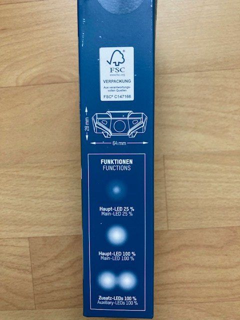 Lampen: LED-Stirnlampe, neu – Neu und originalverpackt aus Cham von I7I7 1