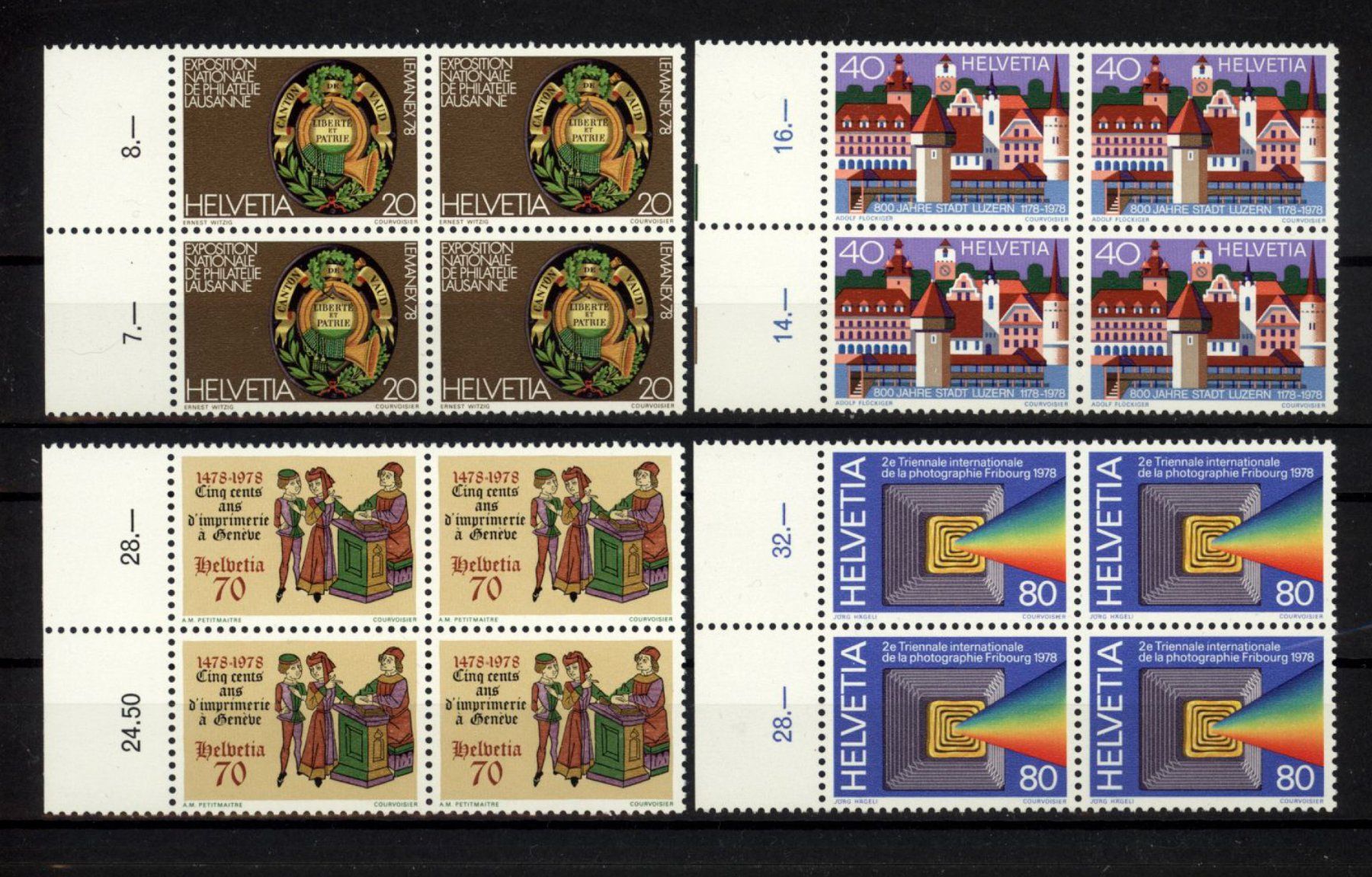 Tutti i francobolli: 1978, Sonderpostmarken I ** – Usato da Willisau venduto da Vollstempel
