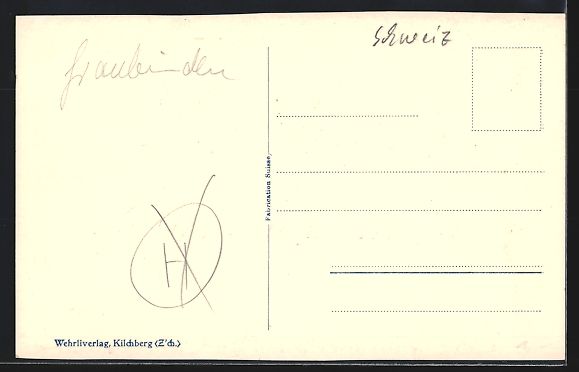 Ansichtskarten: Muottas-Muraigl, Hotel Muottas Kulm mit  – Gebraucht aus Berlin von bartko-reher 1