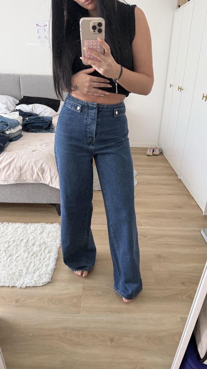Shein Jeans: Jean large bleu  – Gebraucht aus Biel/Bienne von diana.diana 3