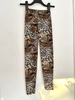 LEOPARD PRINT LEGGINGS XS, neuwertig