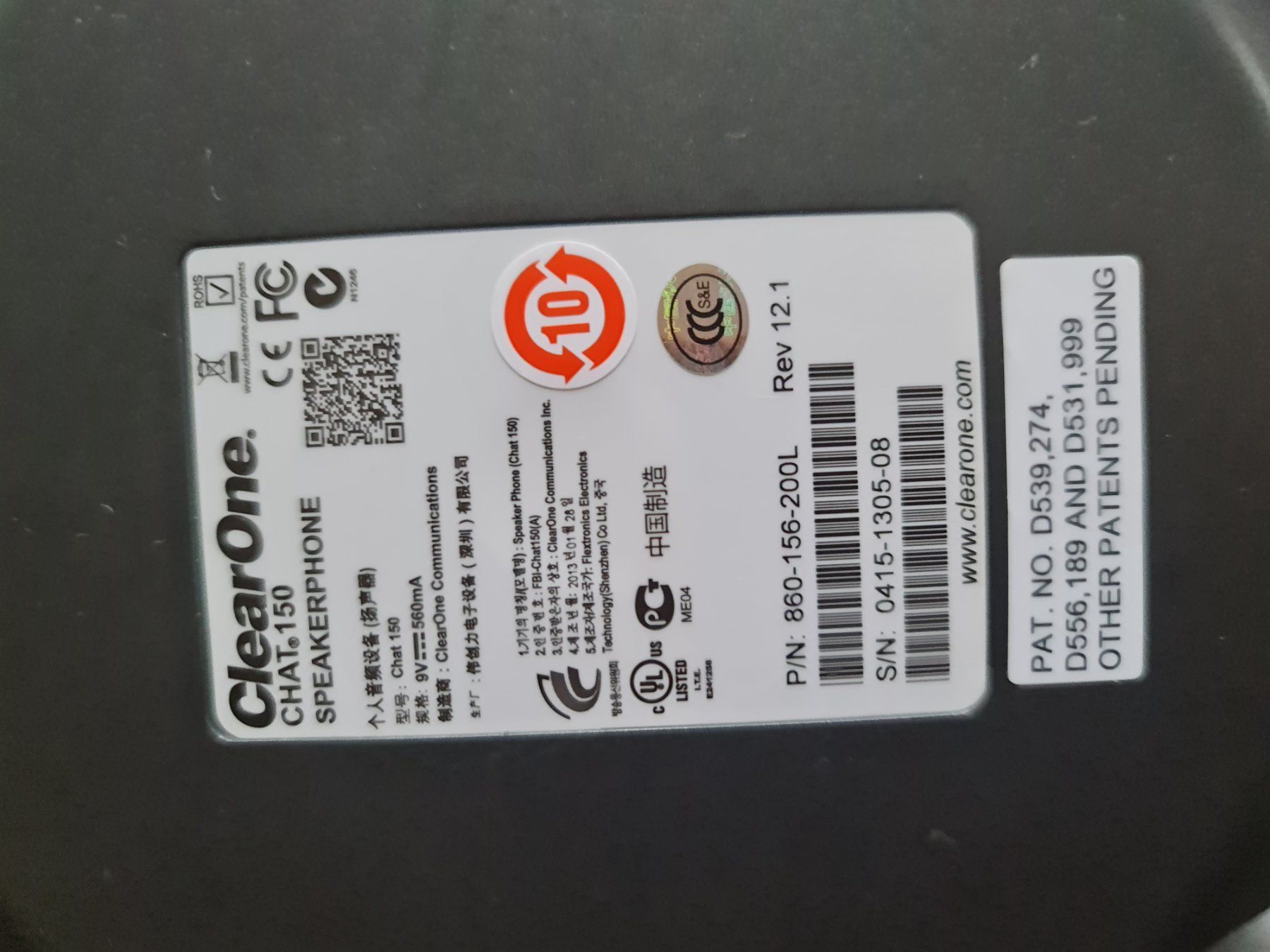 Telefone: ClearOne Chat 150 – Defekt aus Winterthur von Hai6 2