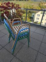 Gartenstühle 3 Stk farbig