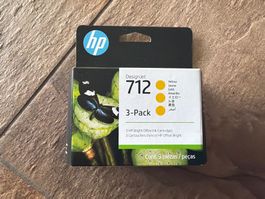 HP 712 Tinte Gelb 3-Pack 3x29ml für DesignJet neu