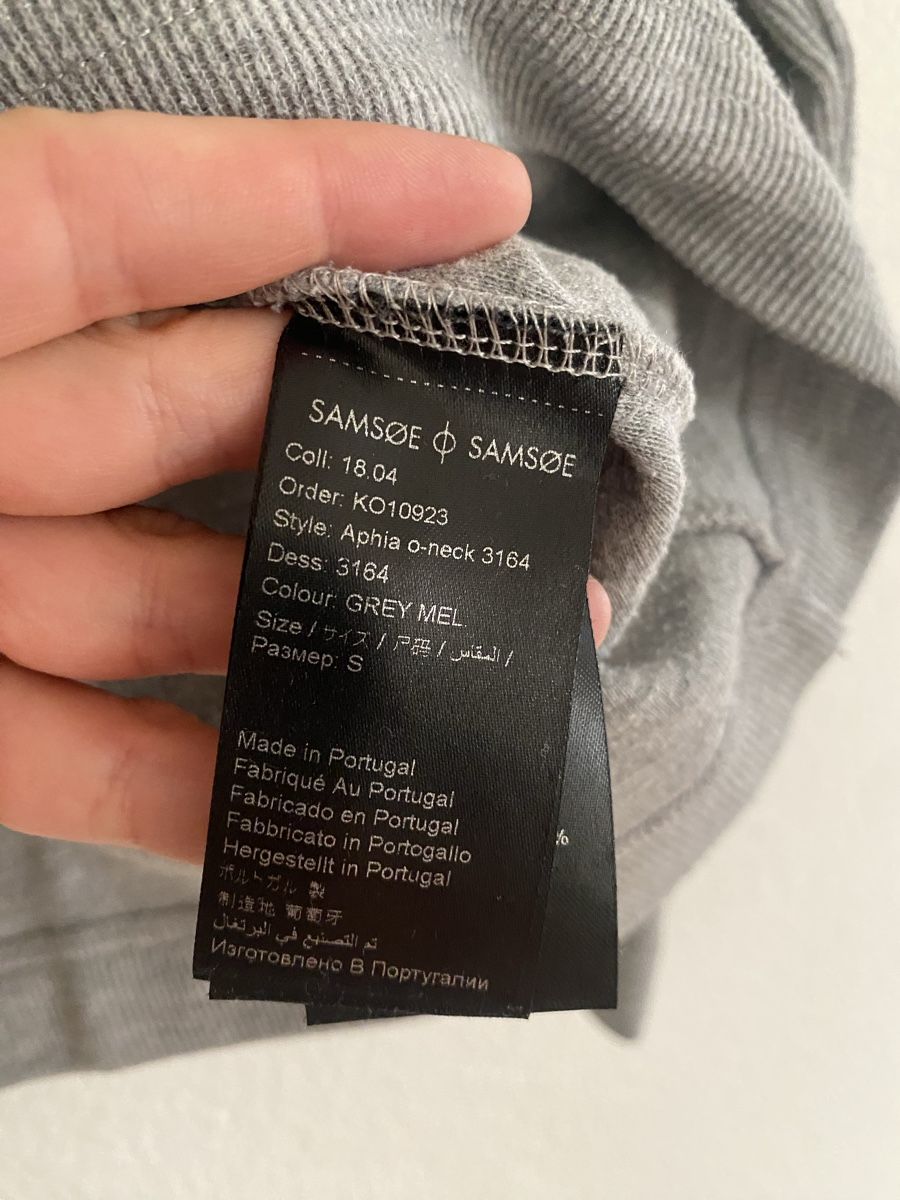 Samsøe Samsøe Maglioni & Felpe: Samsøe Samsøe Pullover Aphia grau – Usato da Luzern venduto da champagnelaury 4