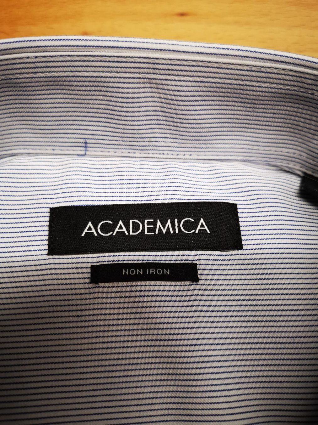 Hemden: Herrenhemd Langarm, hellblau-weiss ACADEMICA – Neu und originalverpackt aus Seuzach von NaehdesignMirjam 5