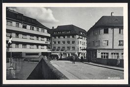 Rheinfelden, Partie am Hotel-Restaurant 