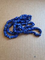 Schöne Halskette aus Lapislazuli Splitter, Top Zustand!
