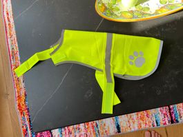 Reflektierende Hundeweste, Neon Gelb, Grösse S - Neu