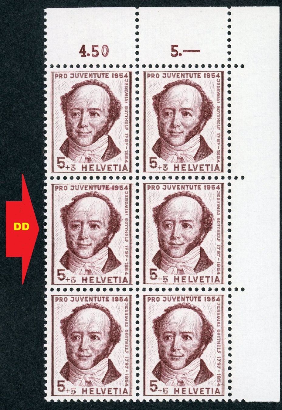 Tous les timbres: DD Im Sechserblock ** – D'occasion à Opfikon par Pritt04