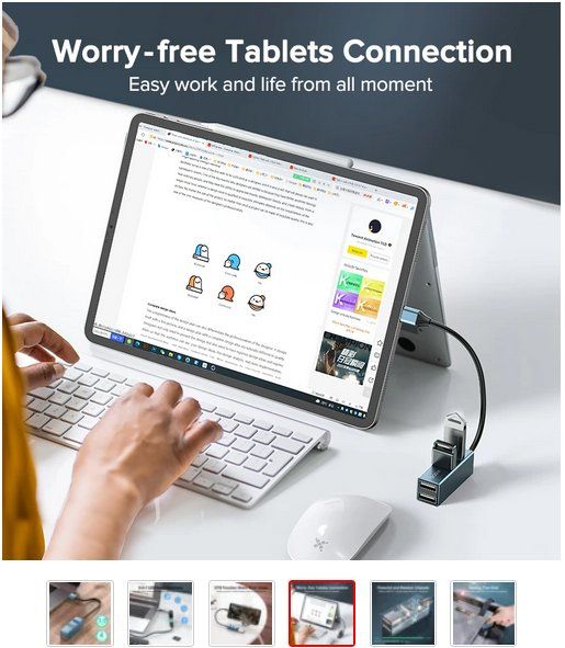 Unità & Adattatore: USB-C Hub,  4 in 1,  Farbe: Silber – Nuovo e nell'imballaggio originale da WOLLERAU venduto da bestcorner 2