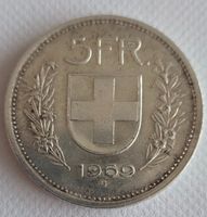 5 Fr. Silber Münze 1969