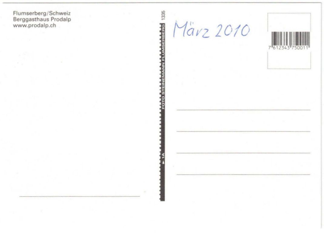 Cartoline postali: Flumserberg - 5 Bild AK Prodalp – Usato da Binningen venduto da Mountainrider 1