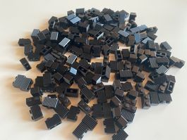 LEGO - 200 - SCHWARZE - RIPPEN - STEINE