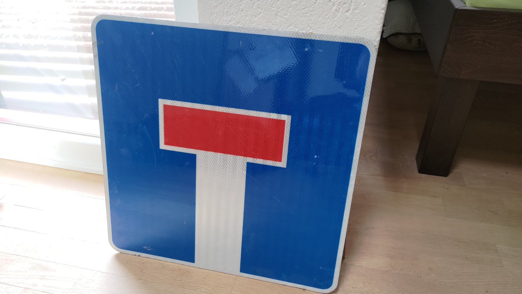 Insegne: Schönes Strassenschild Einbahn / Einweg – Usato da Dörflingen venduto da anubis-grahl