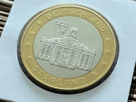 Deutschland Wahrzeichen, Saarland Ludwigskirche Saarbrücken
