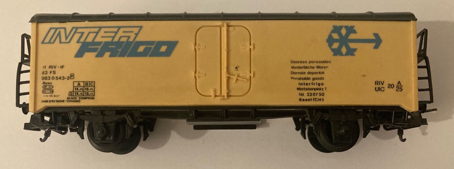 Lima Modelleisenbahnen: LIMA Modell - Güterwagen - INTERFRIGO - H0 - DC – Gebraucht aus Stans von canberra04